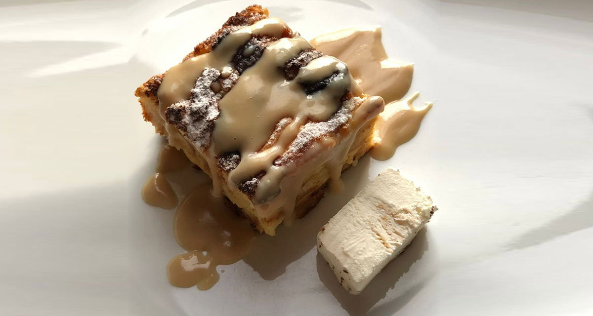 close up of a pastry on plate